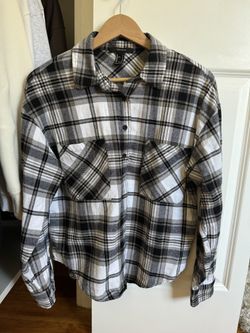 Black&White flannel shirt Size S