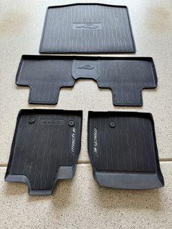 Ford mach E Rubber Floor Mats. OEM