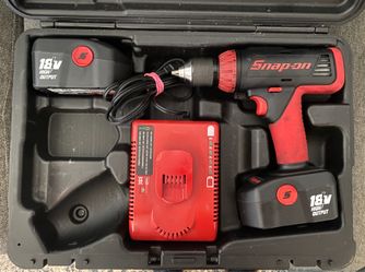 Snap-On 18V Cordless Drill Kit – Barely Used!