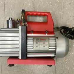 Robinair Vacumaster 2 Stage Vaccum Pump 15500 110v 60Hz 5.8 Amps Corded Electric Tool Oil Level Rotary Air Condition Refrigeration HVAC Tools Air