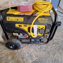 CHAMPION GENERATOR NEVER USED