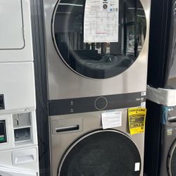New LG Tower Washer And Dryer Stackable- Financing Available 