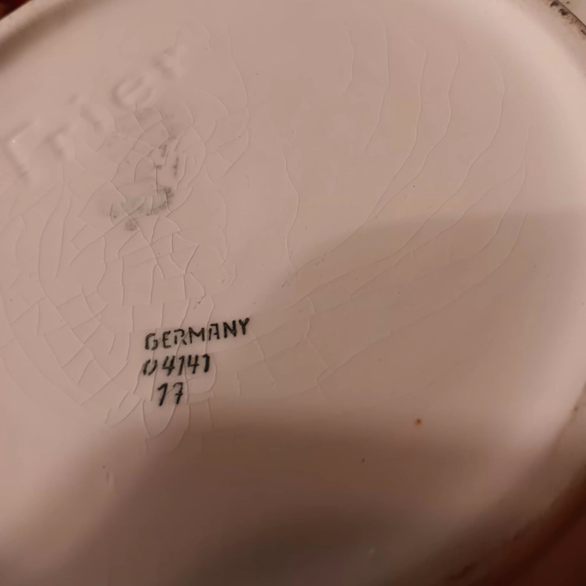 Antique water Basin. #77 has chips