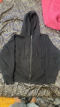 Vlone rhinestones med hoodie