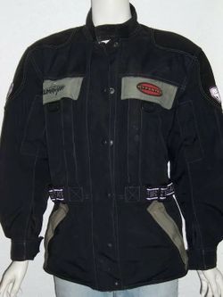 First Gear Hypertex Kilimangaro Women's Nylon Motorcycle Biker Jacket 