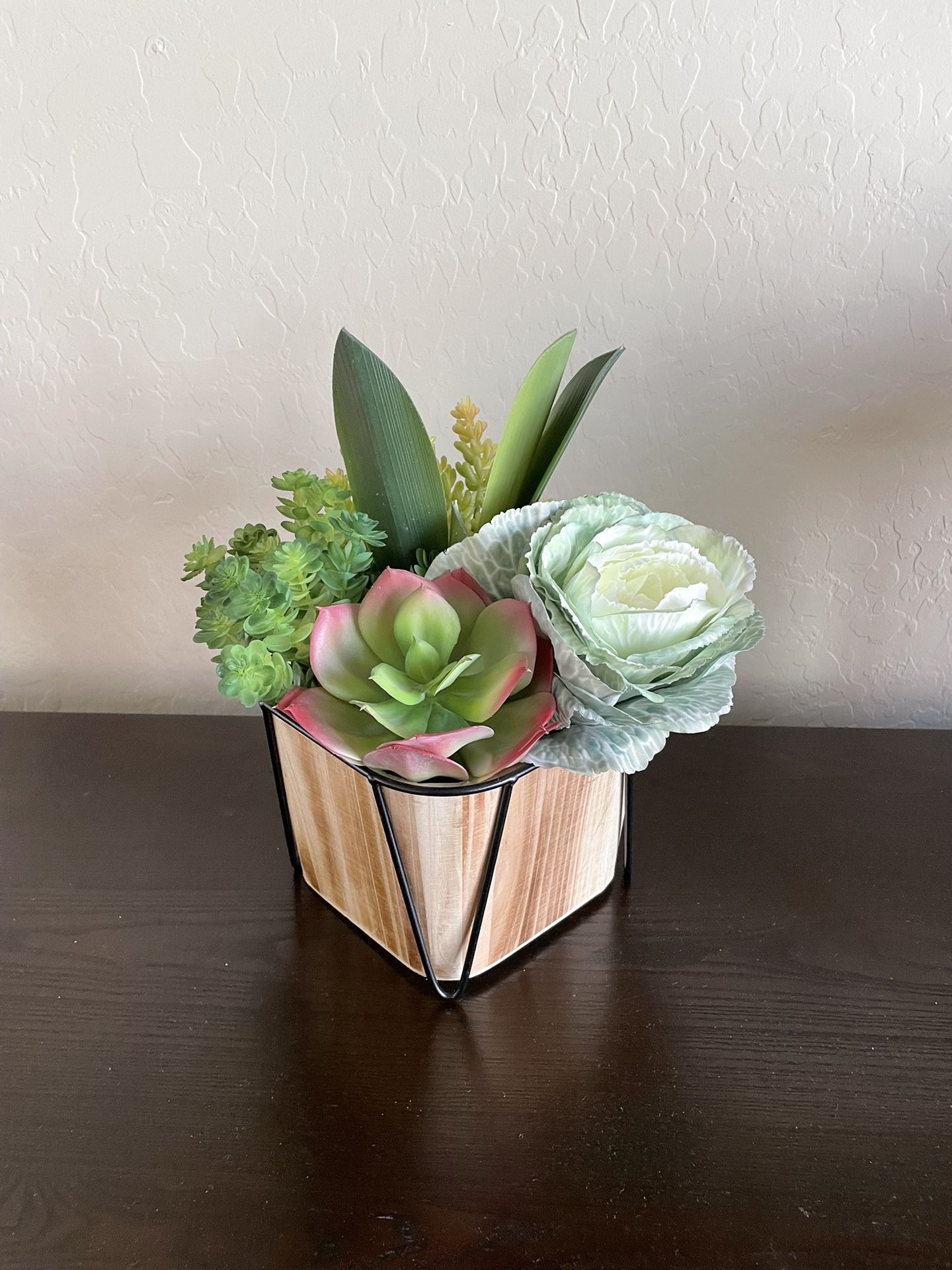 Faux Succulent Arrangements