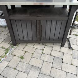 Grill prep cart