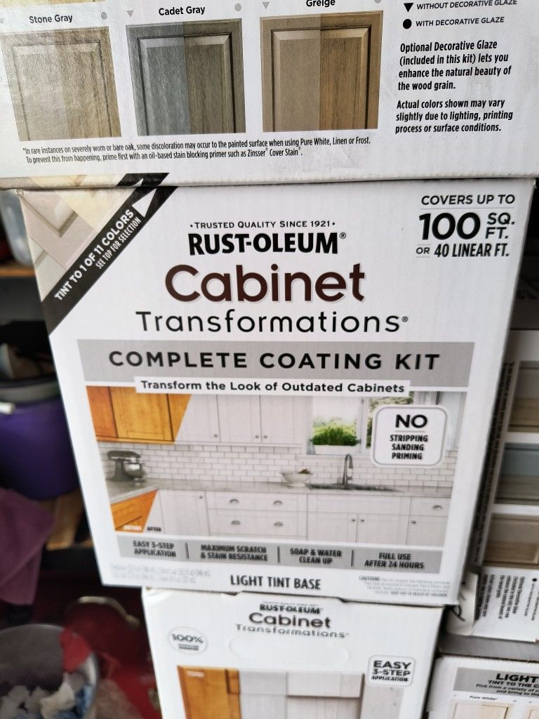 RUSTOLEUM CABINET PAINT COATING KIT