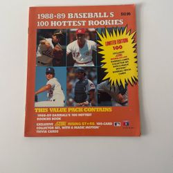 1988-89 Baseballs 100 Hottest Rookies Magazine