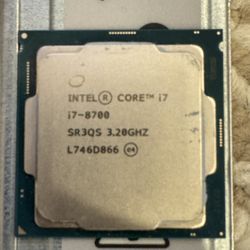 ► Intel® Core™ i7-8700 CPU Processor 3.20GHZ 6 Core LGA-1151