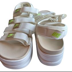 Nike Icon Classic Platform Sandals "Sanddrift" Women's Size 12