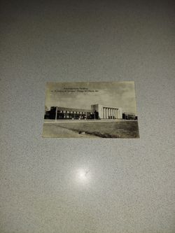EXTREMELY RARE VINTAGE ADMINISTRATION BUILDING A CENTURY OF PROGRESS CHICAGO 1933 WORLD'S FAIR UNUSED POSTCARD