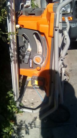 Ridgid table saw