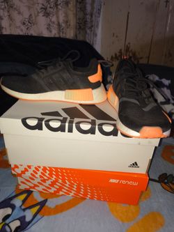 Adidas NMD R1 Black Orange Sneakers
