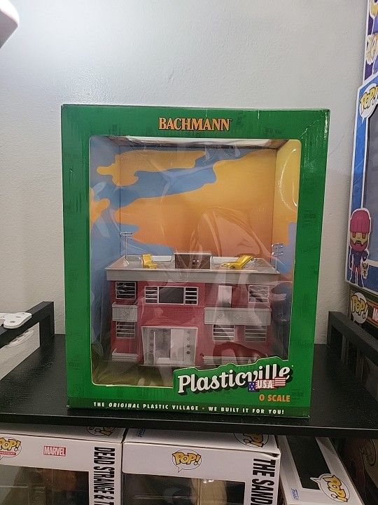 Bachmann Plasticville 45315 O Apartment Building NIB