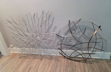 GORGEOUS - ABSTRACT Wall accents- 2 SETS