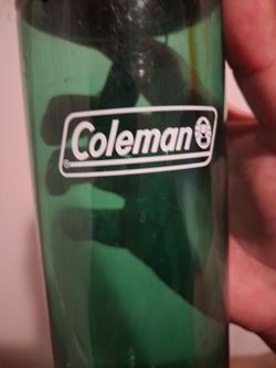 Coleman Green Plastic Water Bottle