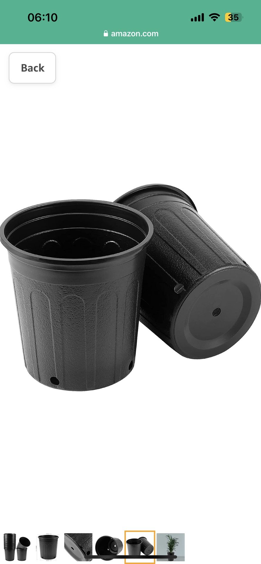 1 Gallon Nursery Trade Pots,