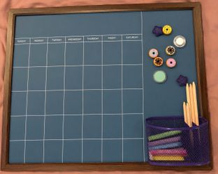 Chalkboard calendar