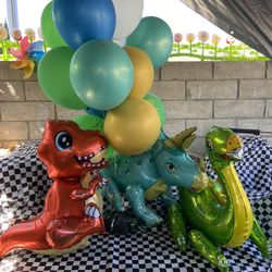 Dinosaur Foil Balloon Bundle 