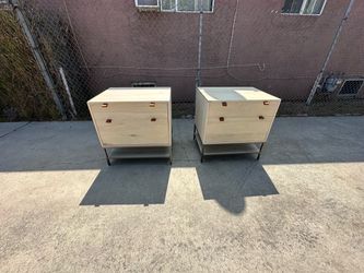Pottery Barn Graham Bedside Tables Nightstands Cabinets Dressers