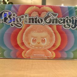 6pk Labubu Big Into Energy Vinyl Plush Pendant Blind Box 