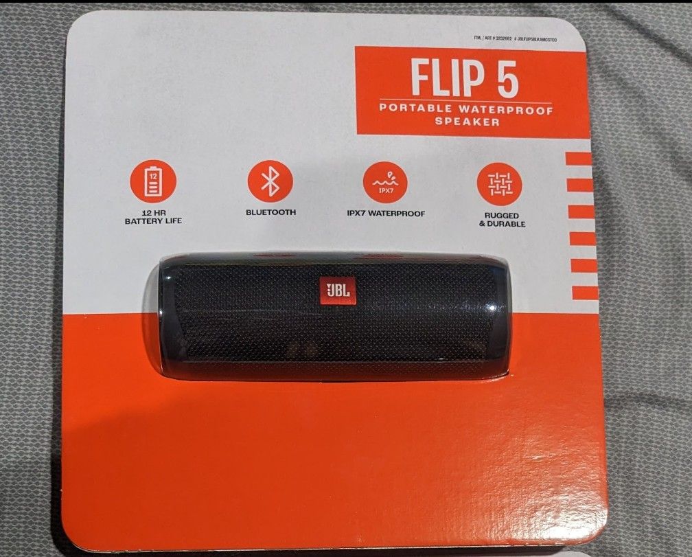 JBL Flip 5 Portable Bluetooth Speaker New