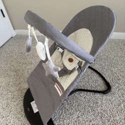 Baby Bouncer, Portable Baby Bouncer Seat for Babies 0-18 Months