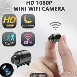 New In Box Upgraded HD 1080P Mini smart Wifi Camera Night Vision Motion Detection Alarm Micro,Remote Wireless Camcorder Video Surveillance Portable 2.