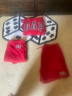 Red Gap Sweatsuit (with shorts)