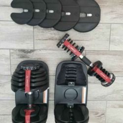 Brand new Adjustable Dumbbells Set 5-52.5 Lbs 