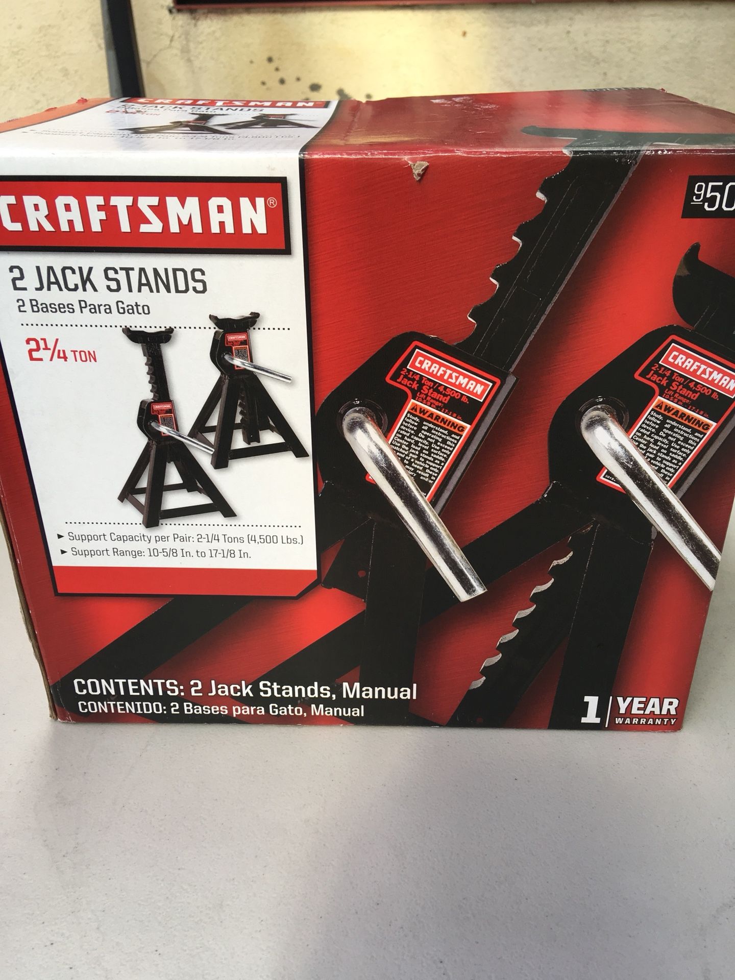 CRAFTSMAN 2 1/4 JACK STANDS ((2-TORRES))NEW IN BOX π¦ ((NUEVOS))$25