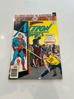 Action Comics #461 Newsie (DC Comics July 1976) FN Condition Bronze Age 💎 Mark Jeweler Insert