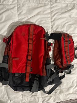Nike ACG KARST RED ALPHA COMBO Backpack and Hip Pack Set