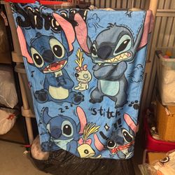 New Stitch flannel blanket 29.5x39.37  Cobijita de Stitch