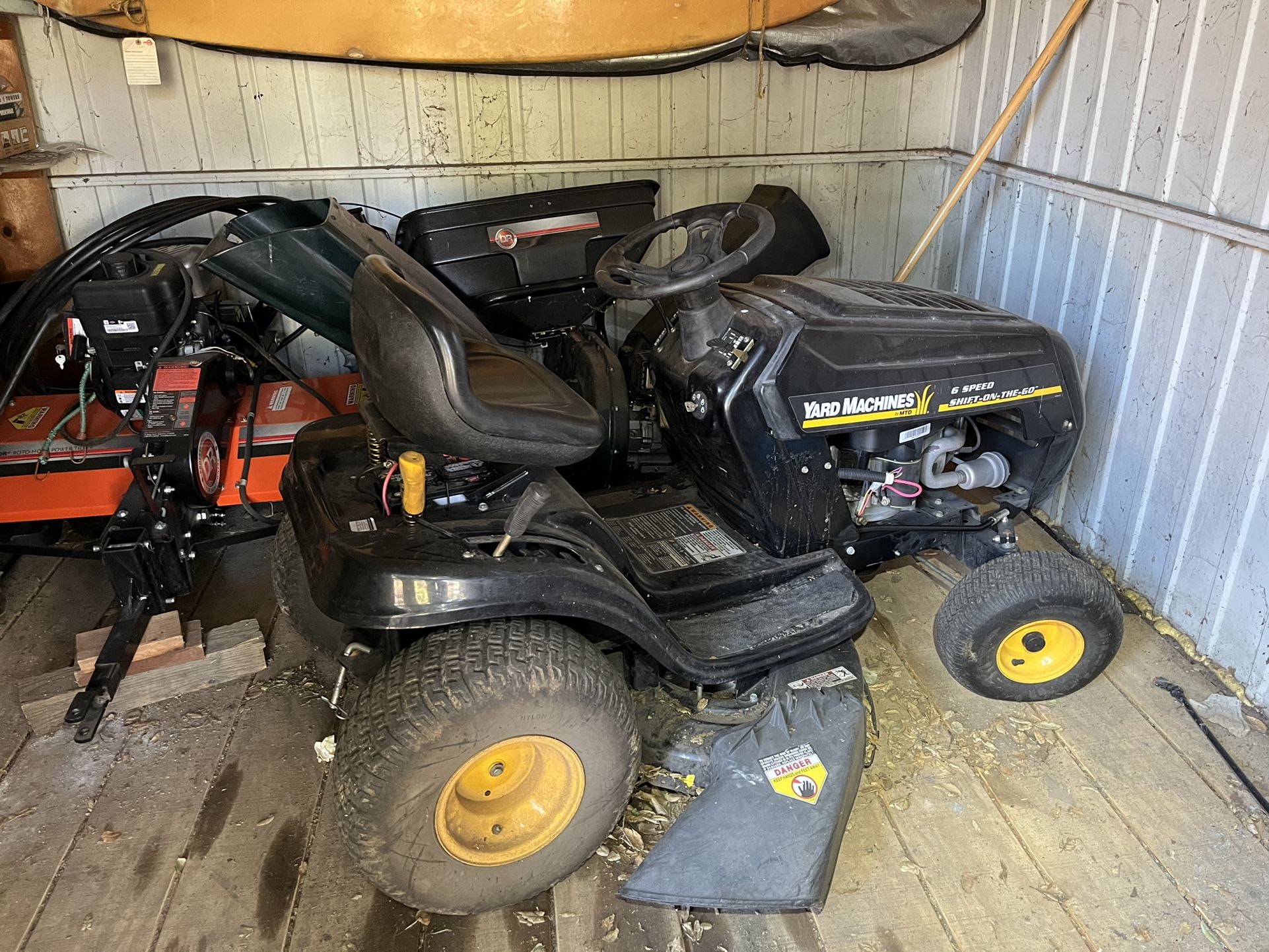 Yard Machines 13.5 hp 6 Speed Shift On The Go Mower for Sale in