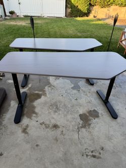 IKEA Bekant 5 sided desk, Height Adjustable (Great Condition)