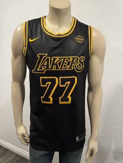Luka Doncic  # 77 Los Angeles Lakers  Black Jersey