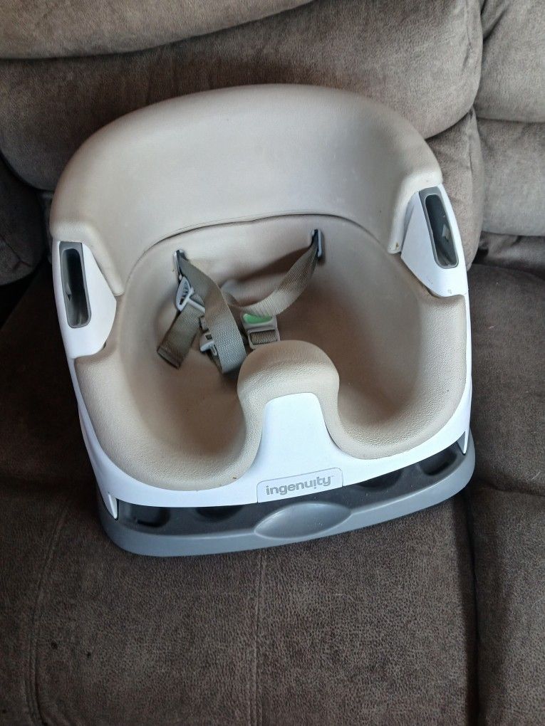 This is an Ingenuity Baby Base 2-in-1 Booster Seat. 