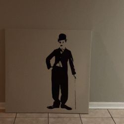 Charlie Chaplin Painting 