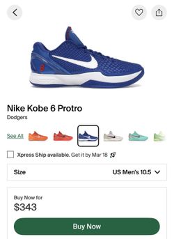 Kobe 6 “dodger”