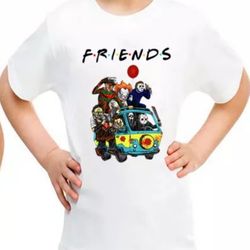 Kids T Shirt Horror Friends Halloween