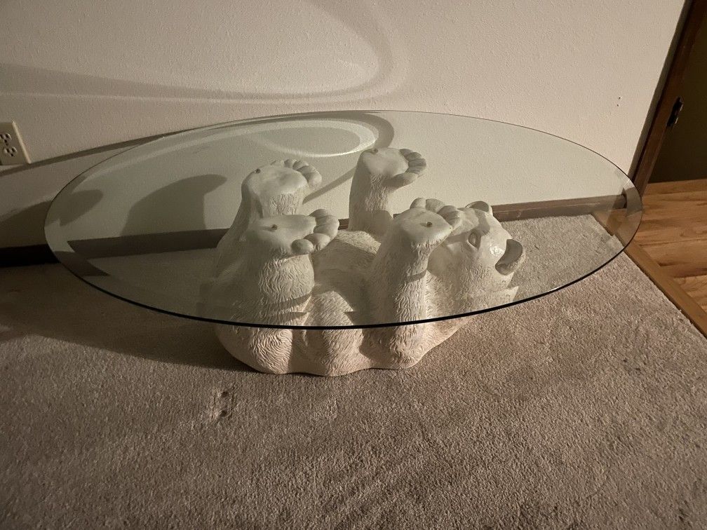 Polar Bear Coffee Table 