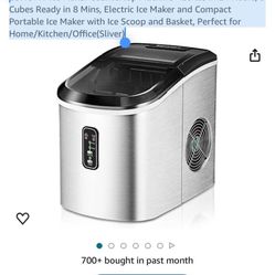EUHOMY Bullet Ice Maker Countertop Machine