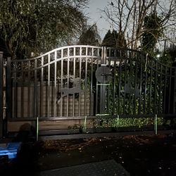 20FT Steel Driveway Gates 