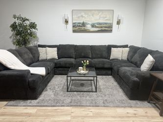 Huge Mammoth Sectional Couch - Delivery Available