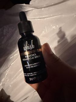 Whish Bakuchiol Retinol Face Serum with Vitamin C+E, Korean Plant-Based Anti-Aging Formula, 1oz
