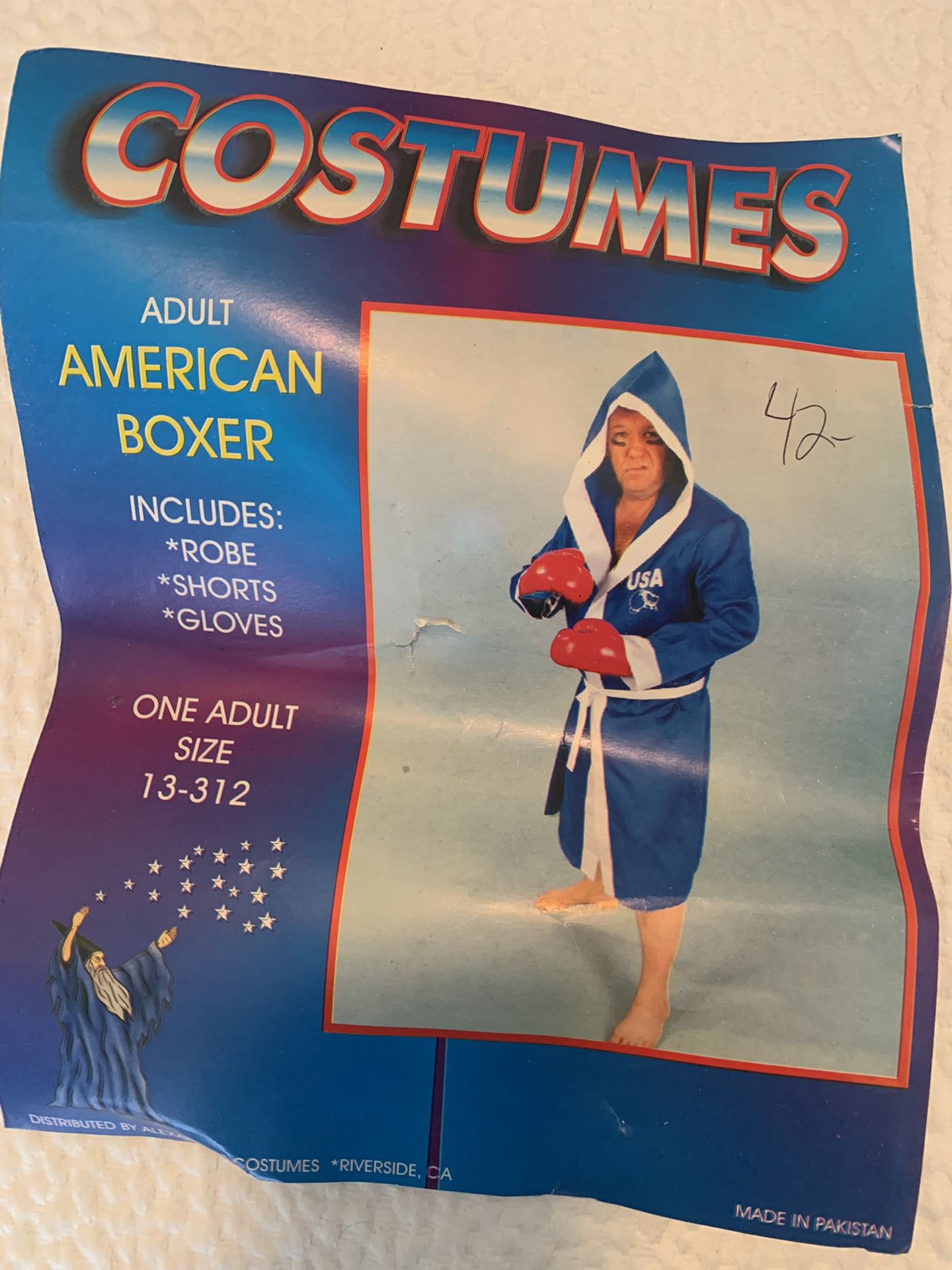 America/USA Boxing Costume