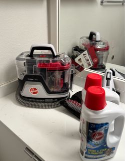 Hoover CleanSlate Portable Carpet & Upholstery Spot Cleaner + Extras pets