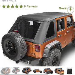 Jeep Wrangler Soft Top Set